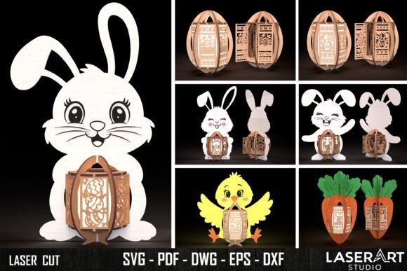 Paquete De Faroles De Pascua Creativo Digital